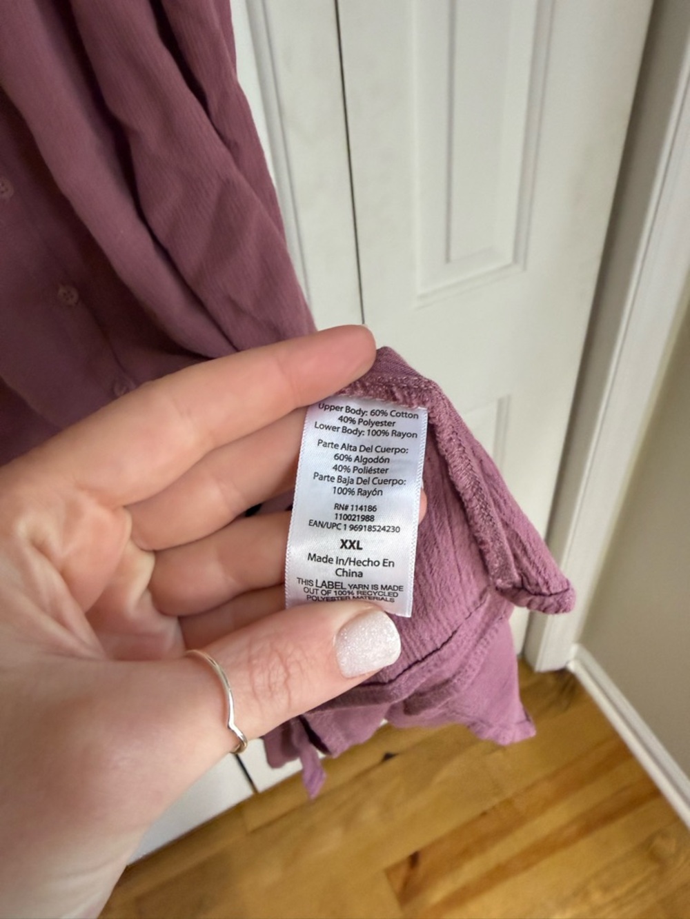 Frye Women’s Sleeveless Button-Front Midi Dress Mauve Lightweight Size XXL - Picture 5 of 6